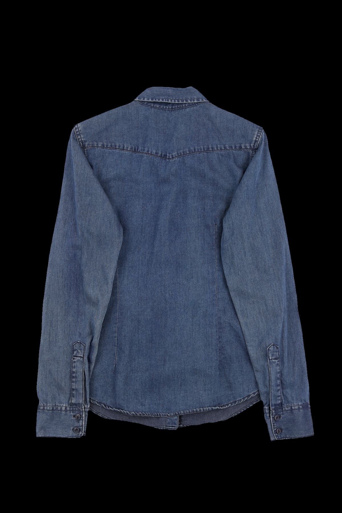 데님 베이지 셔츠 