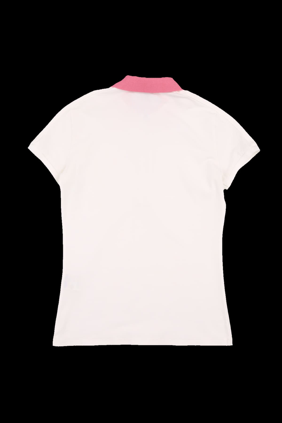 배색 집업 카라 티