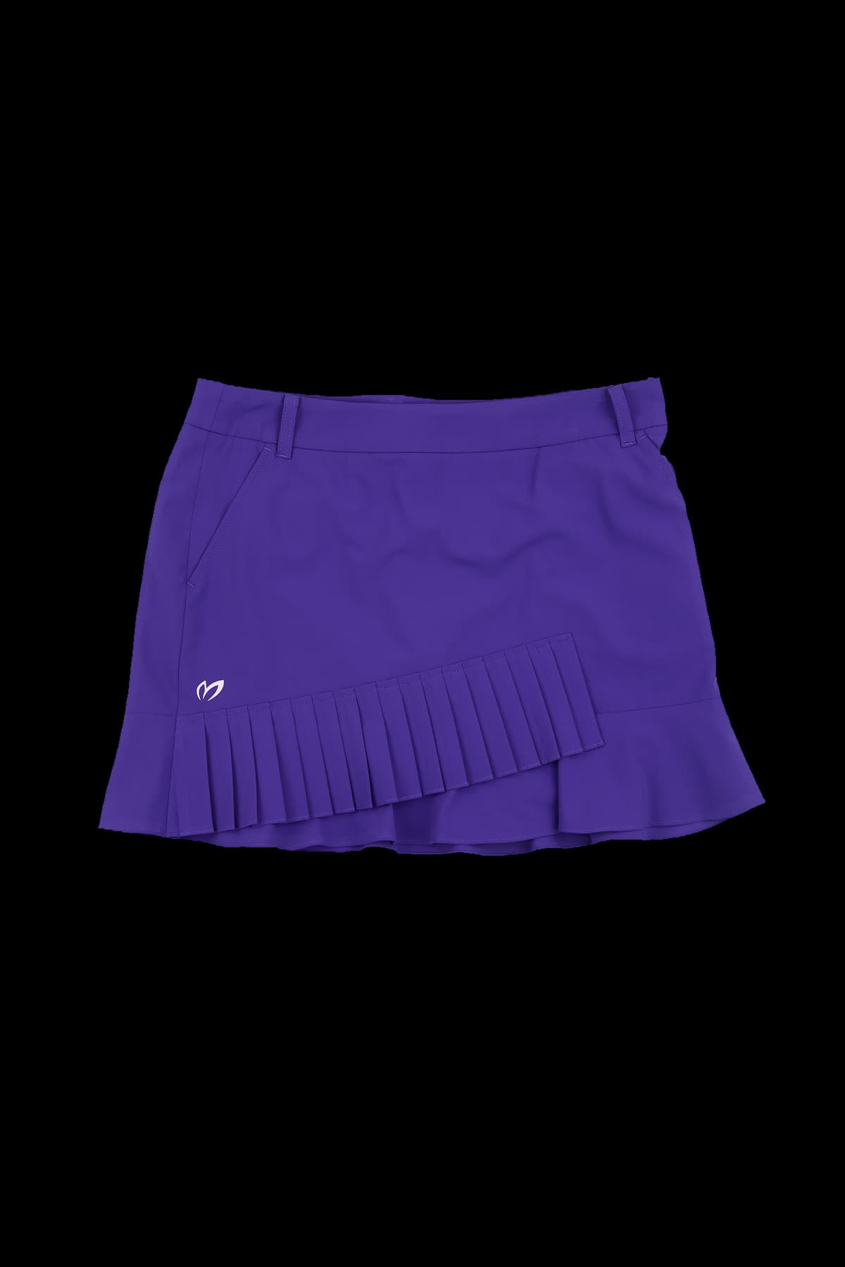 사선 플리츠 스커트