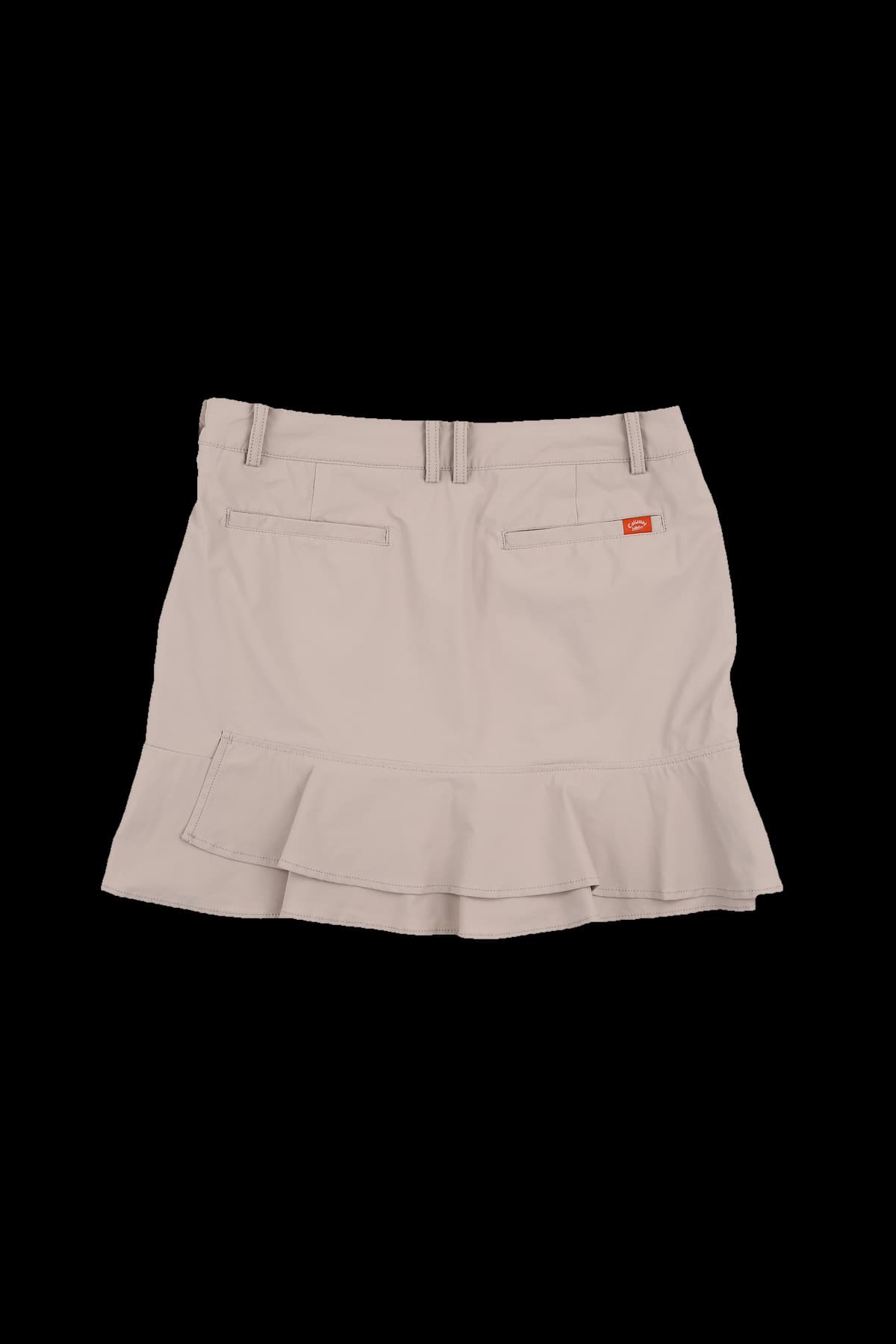 프릴 솔리드 큐롯 스커트