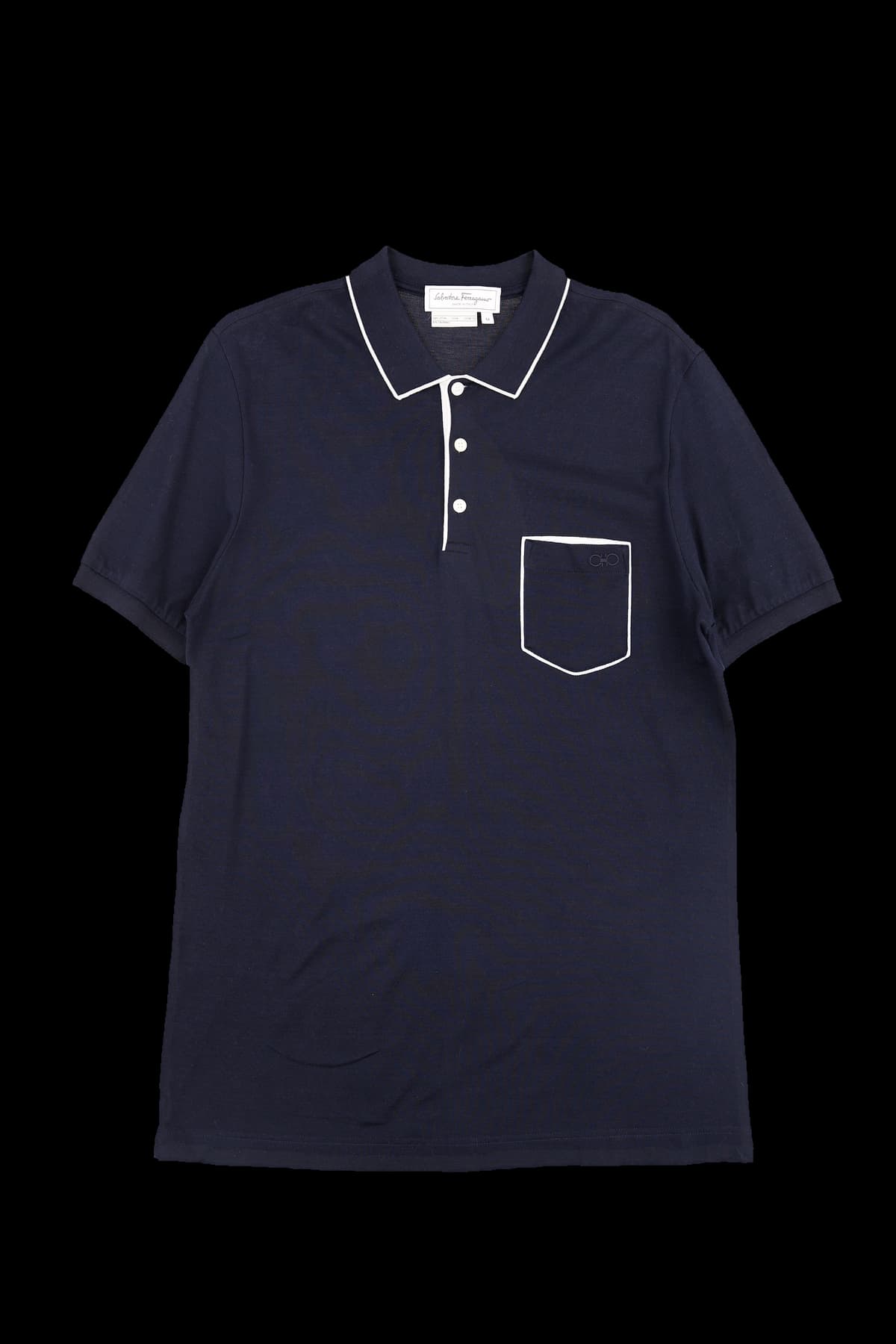 [남성] 포켓 배색 카라 티셔츠