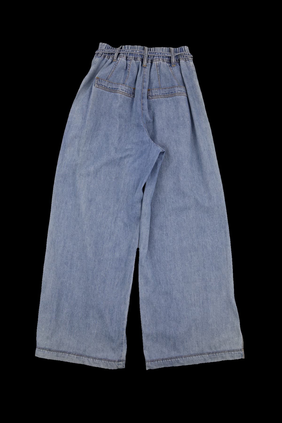 [2024] 밴딩 핀턱 와이드 데님 팬츠 