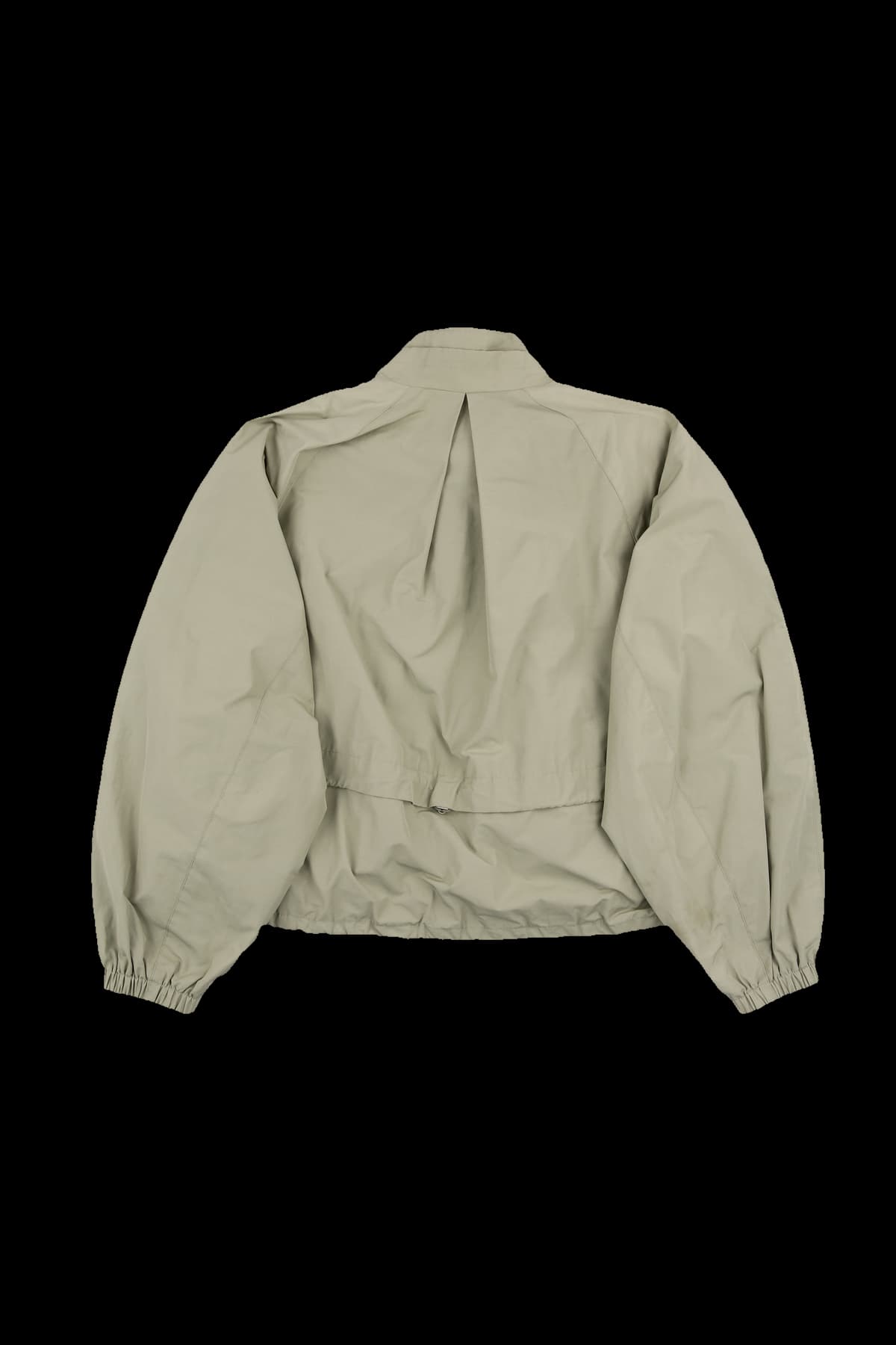 소매 시보리 스트링 윈드브레이커