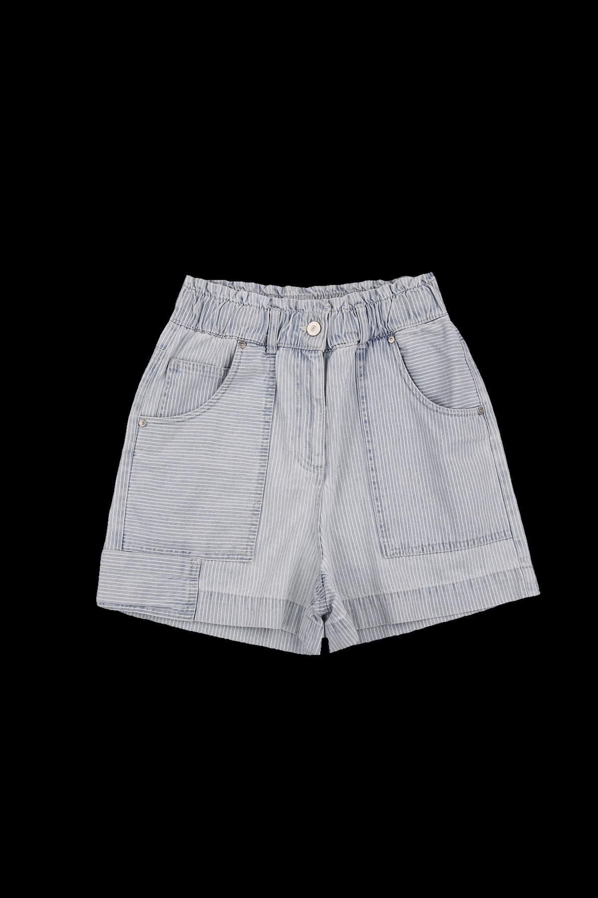 스트라이프 포켓 반바지