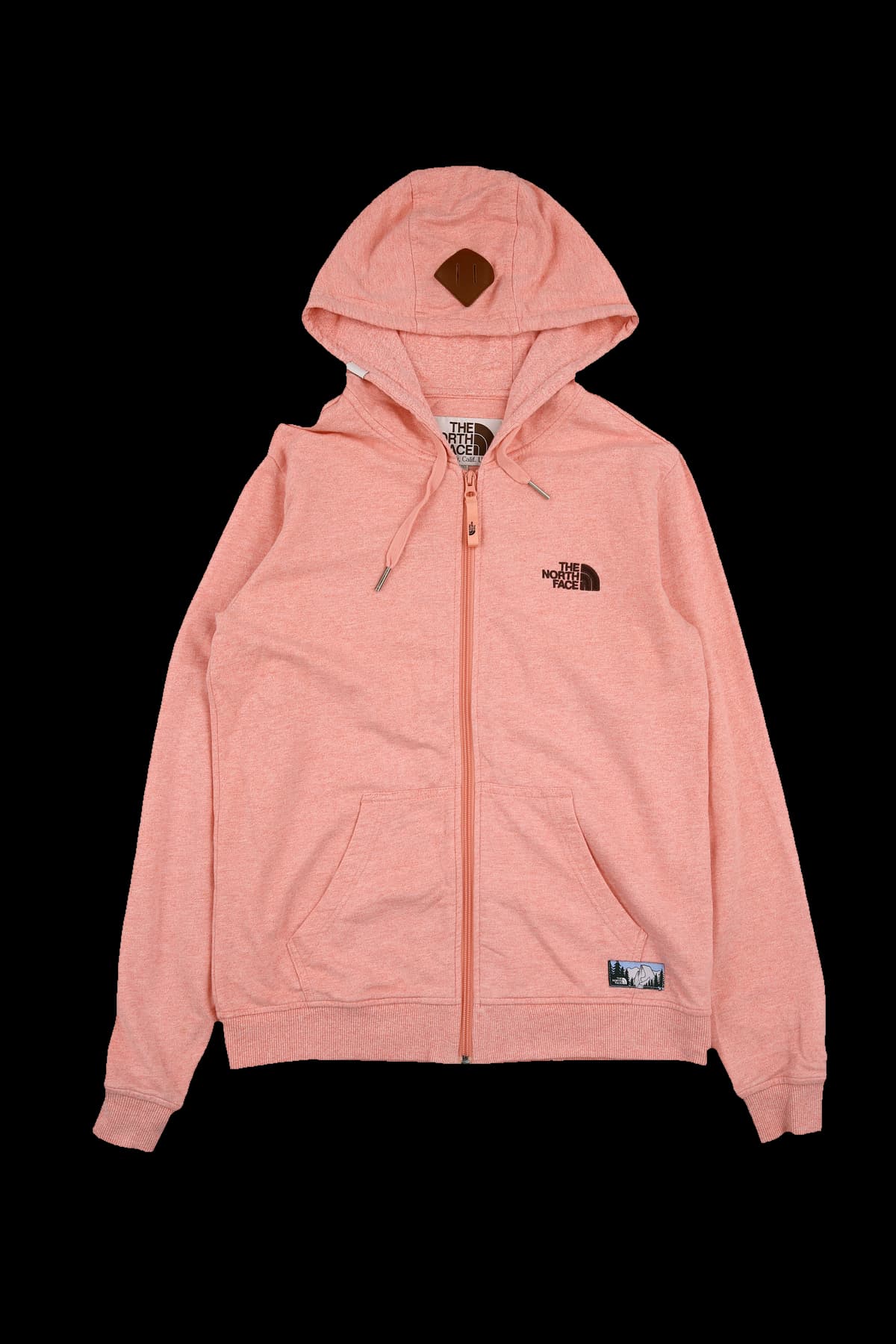 로고 긴팔 후드 집업