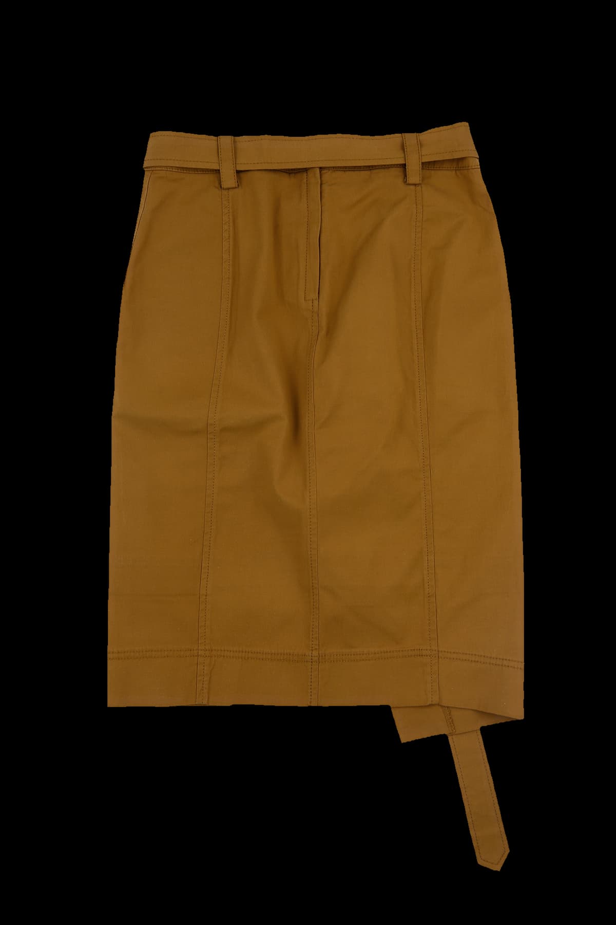 오버 랩 버튼 스커트