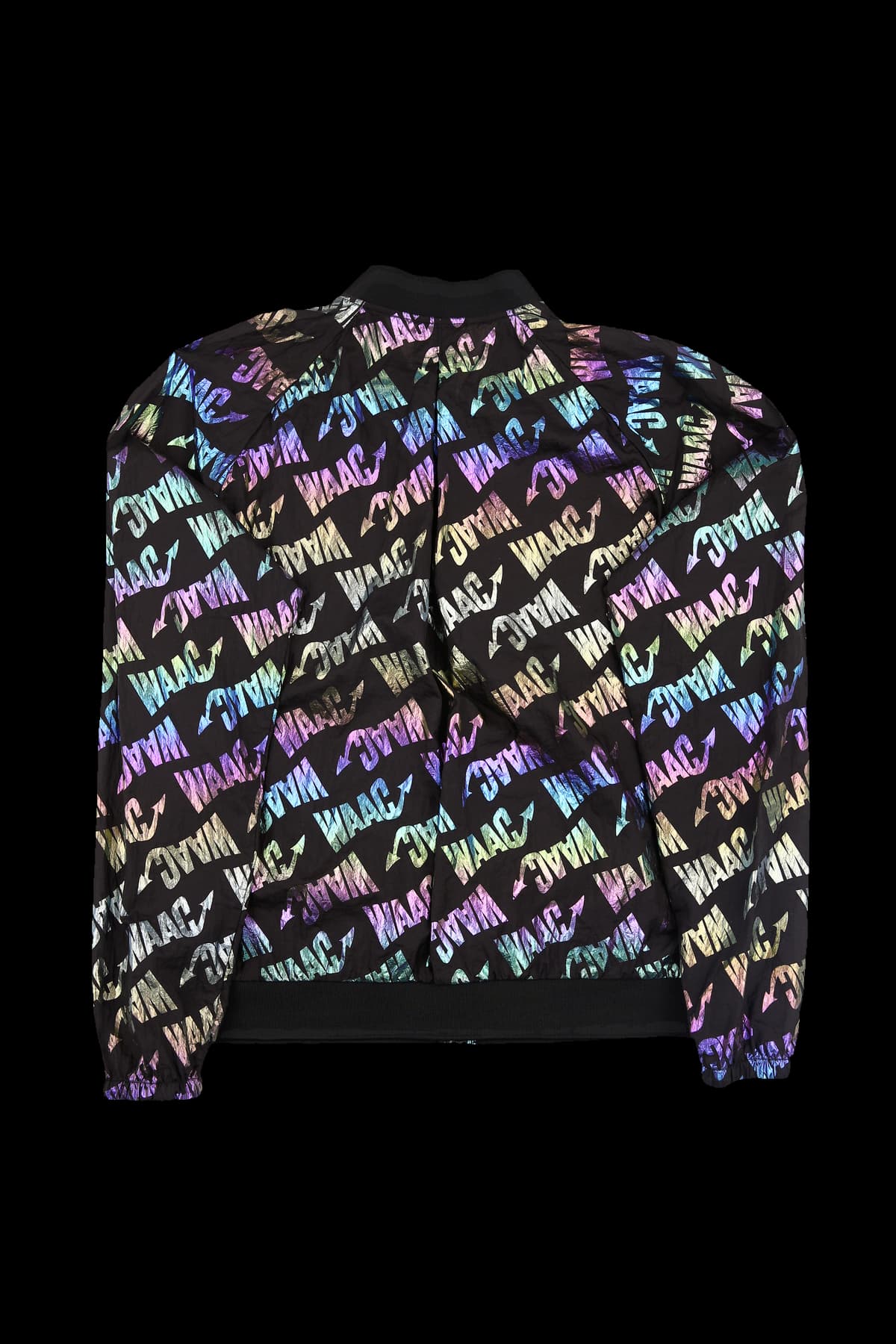 홀로그램 로고 긴팔 집업 