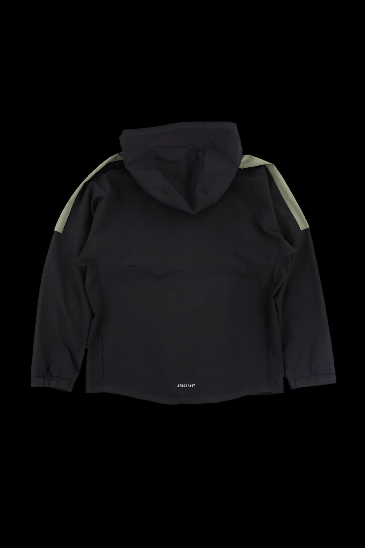 [키즈] 배색 라인 후드 집업