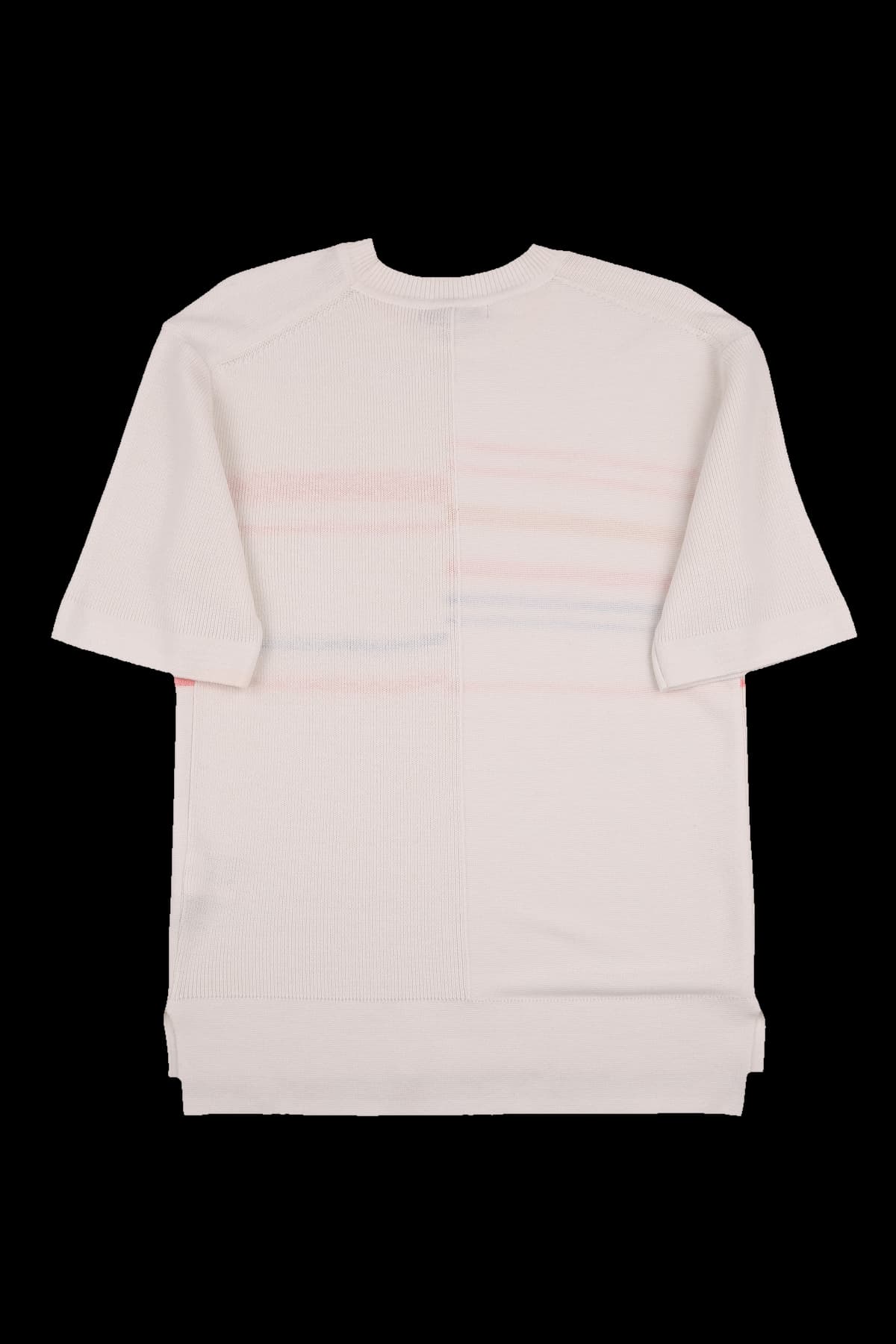 [남성] 스트라이프 믹스 컬러 포인트 루즈핏 니트