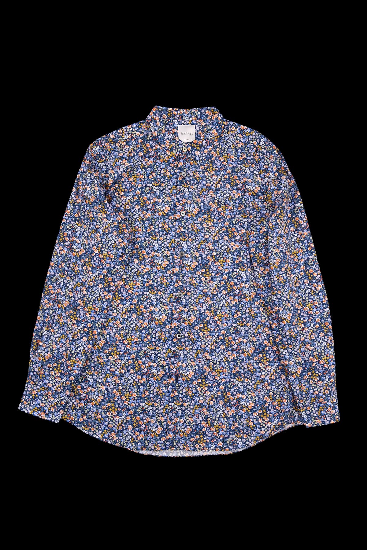 플로럴 긴팔 셔츠