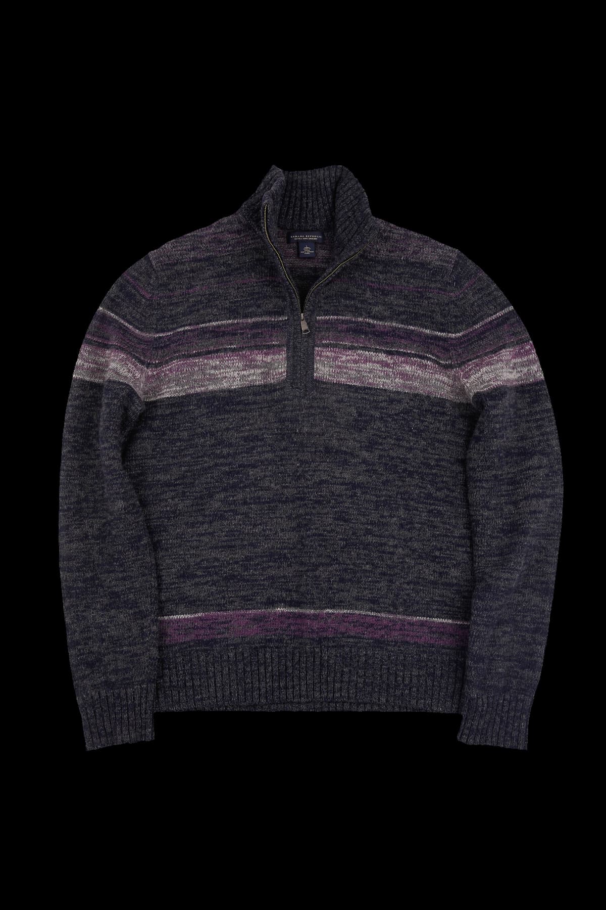 [남성] 하프 집업 니트