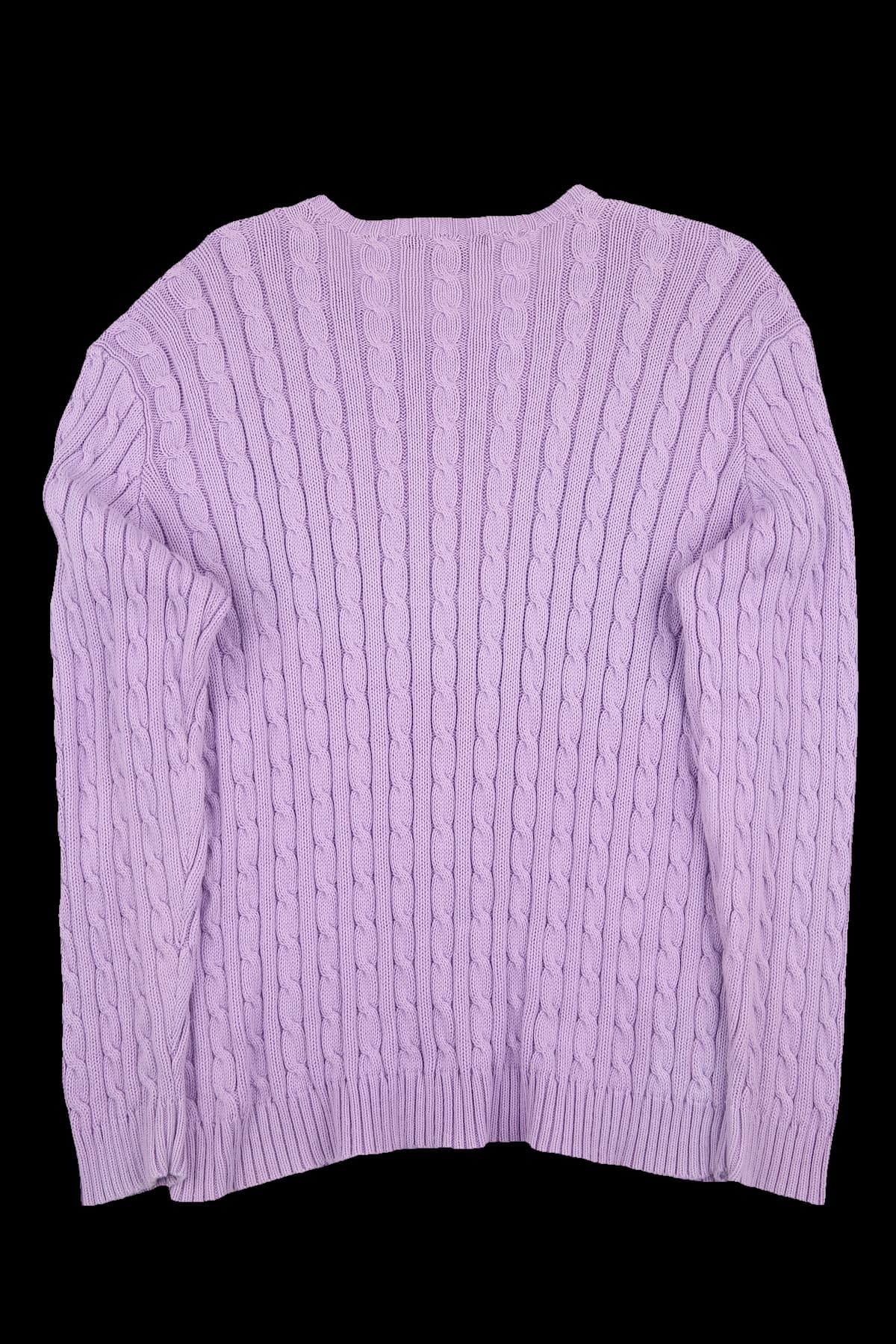 케이블 니트 코튼 스웨터