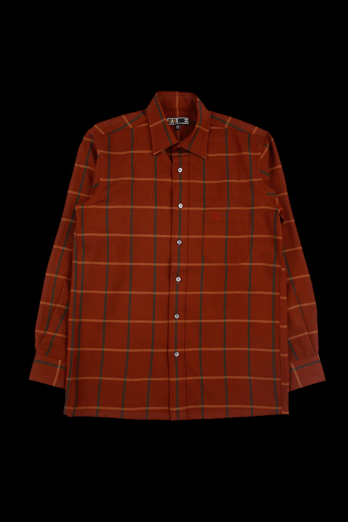 [남성] 체크 카라 셔츠