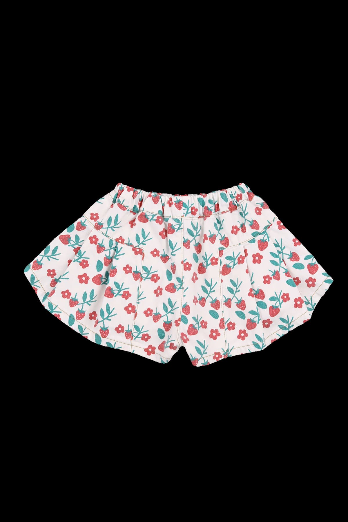 [키즈] 패턴 플리츠 쇼츠