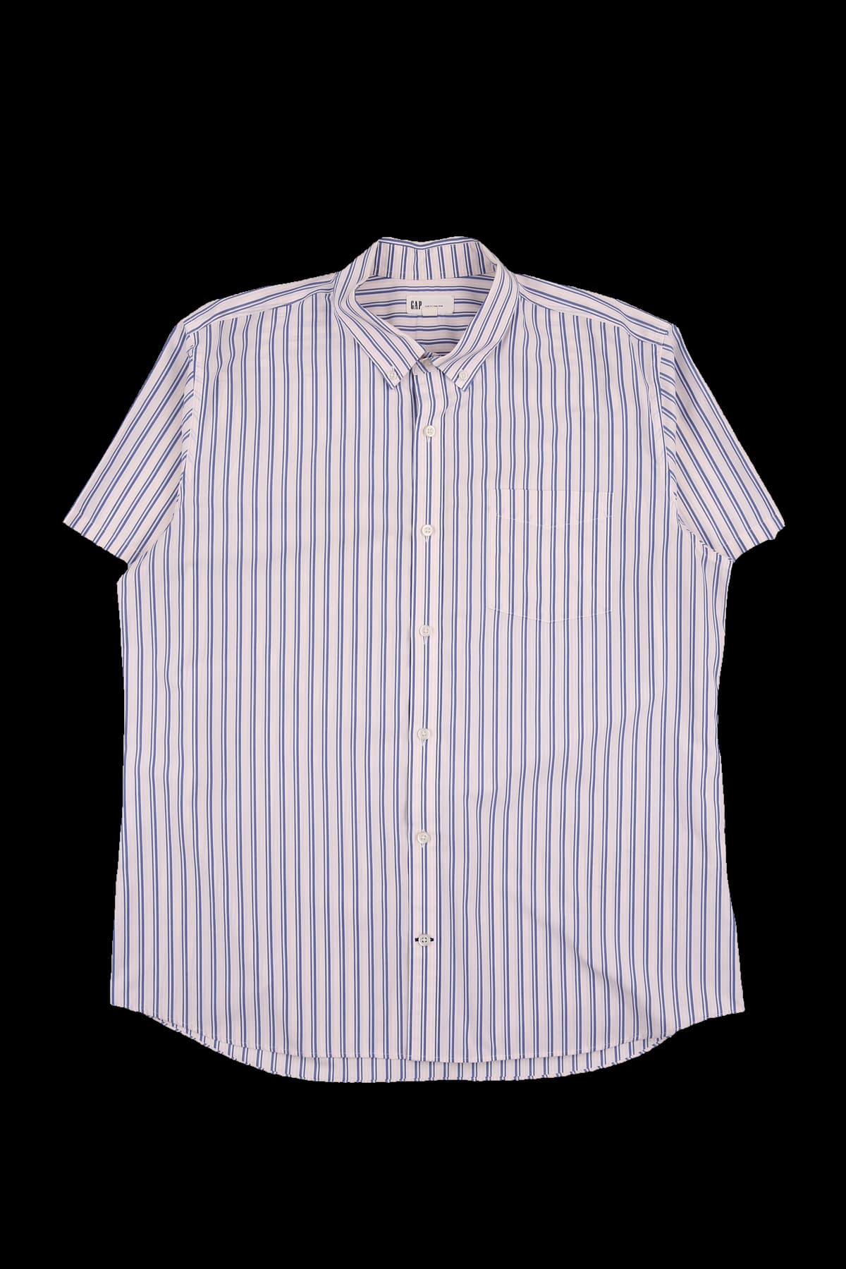 [남성] 스트라이프 반팔 셔츠