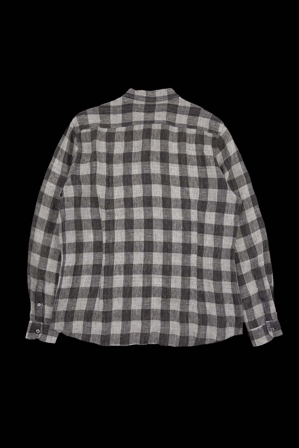 [남성] 체크 심플 긴팔 셔츠 