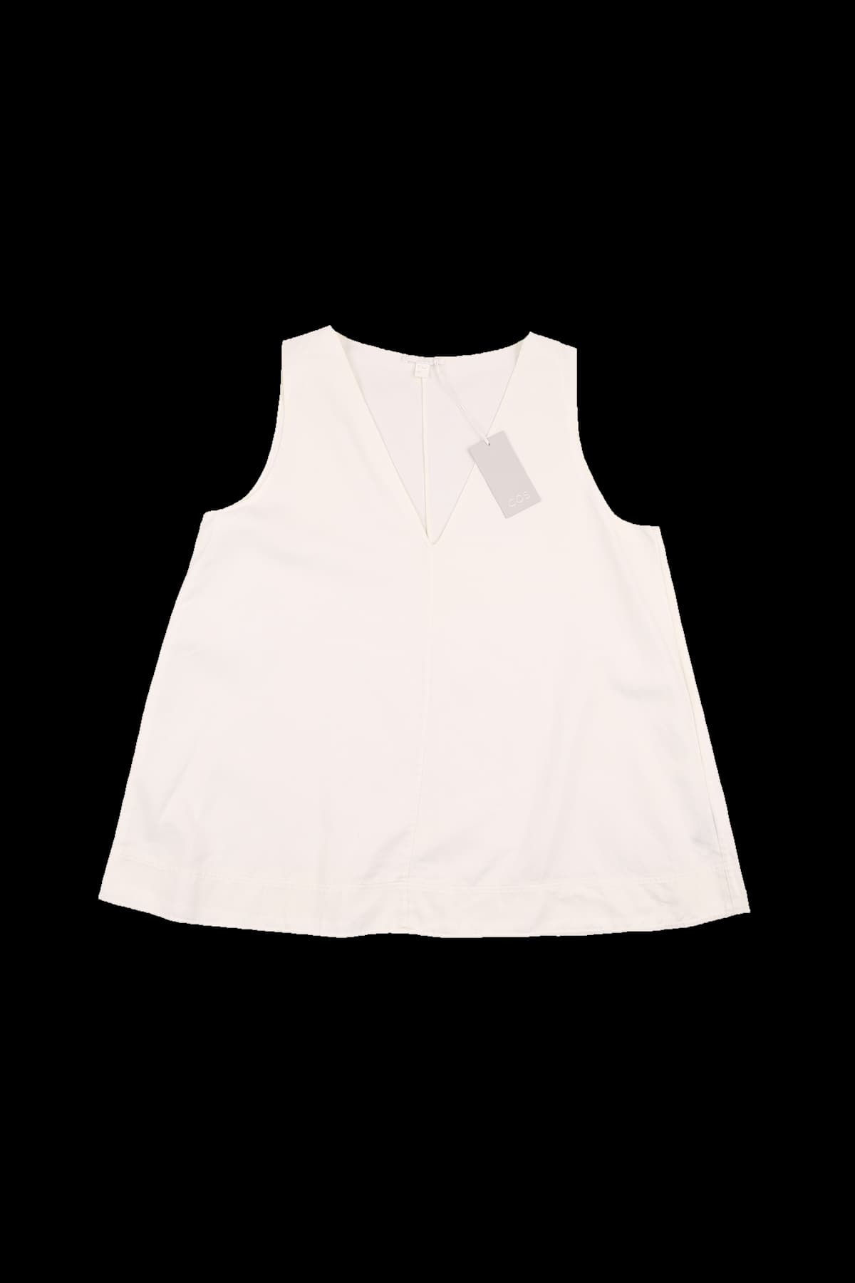 [새상품] 컷아웃 슬리브리스 블라우스