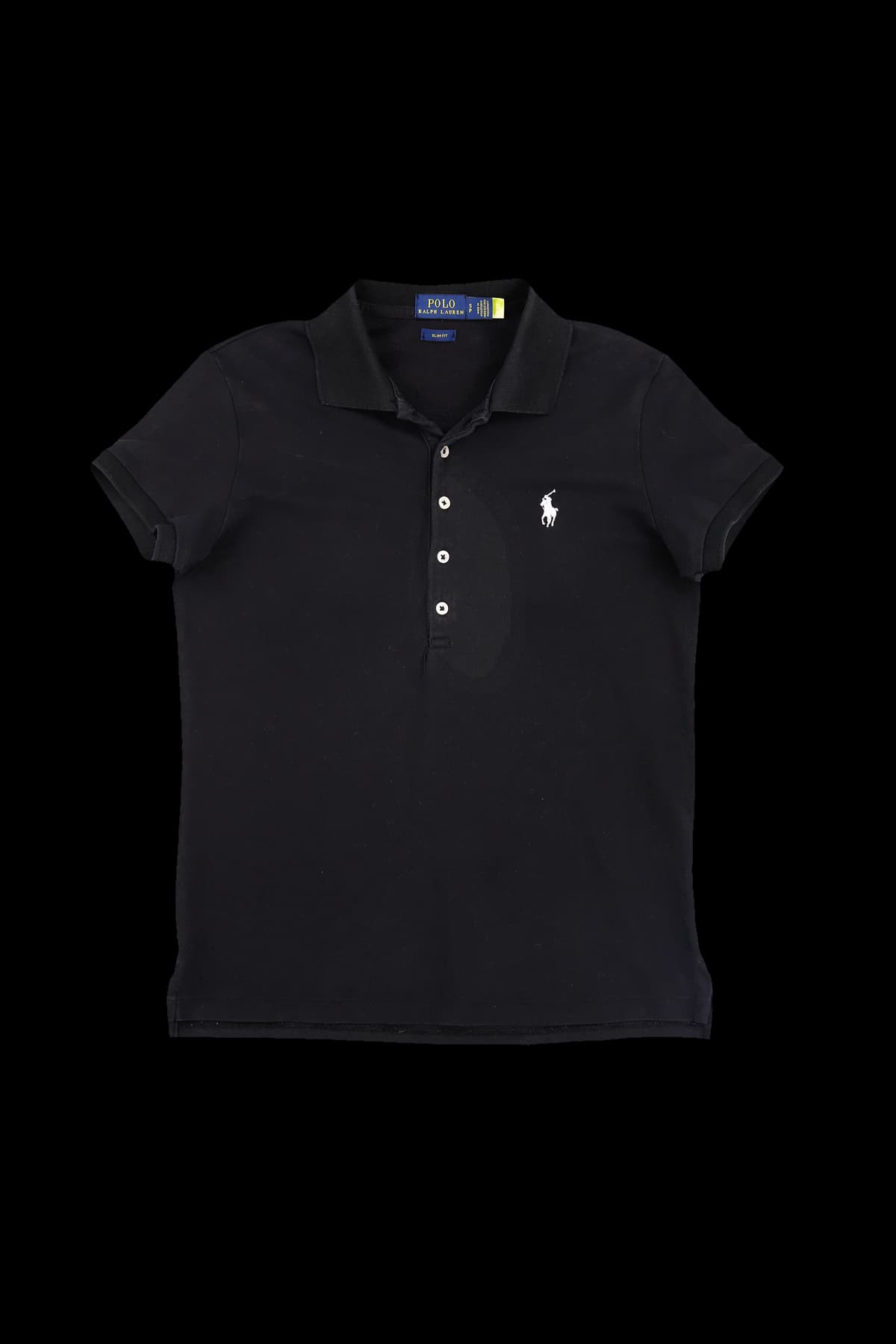 5버튼 슬림핏 반팔 카라티