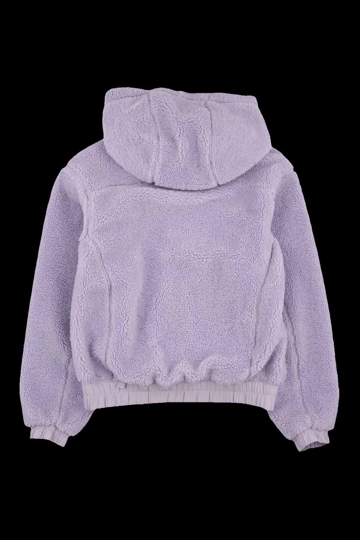 리버시블 양털 후드 집업