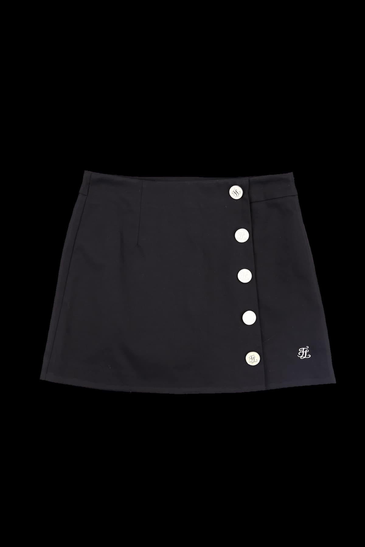 로고 버튼 스커트