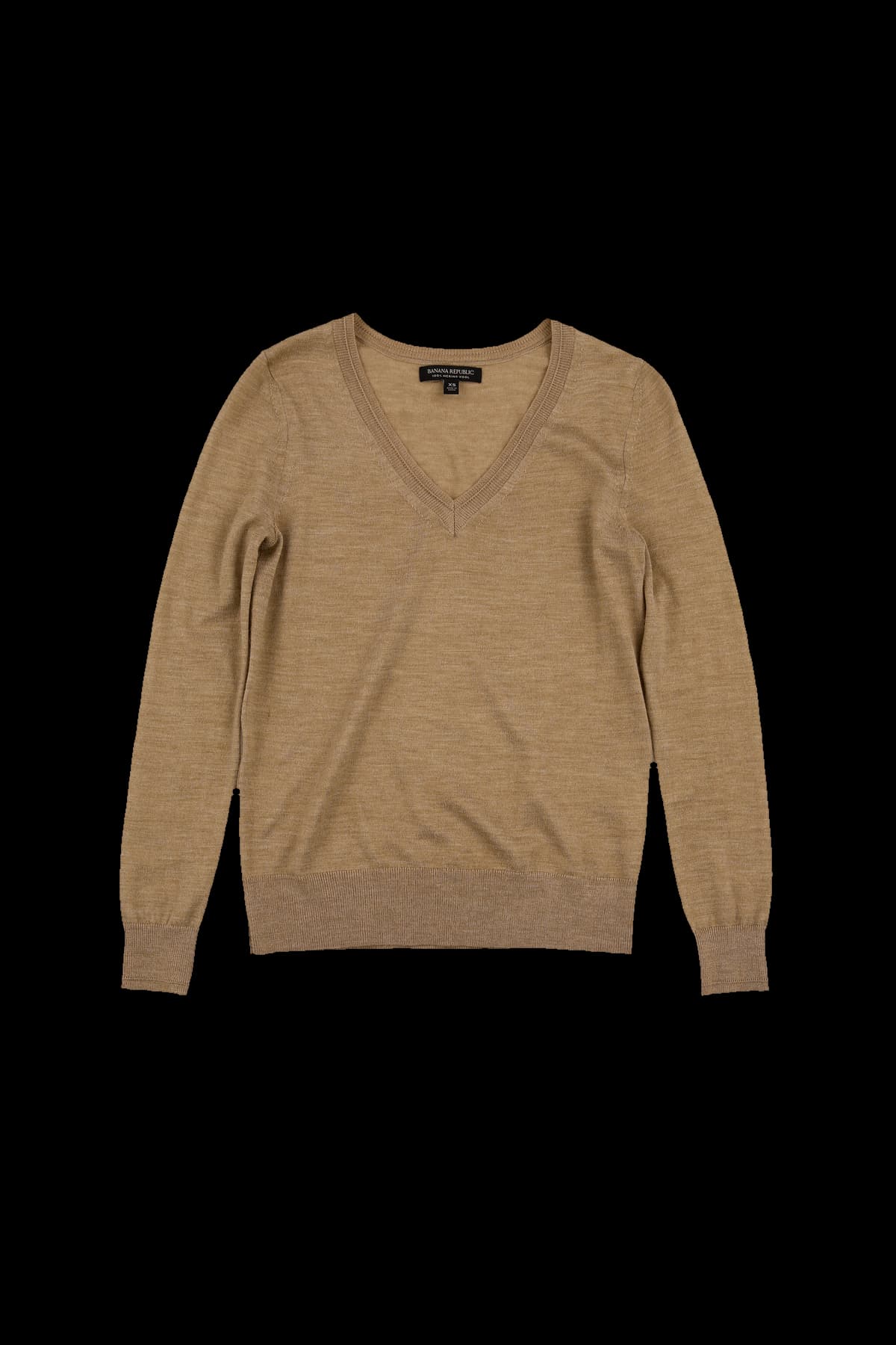 브이넥 긴팔 니트 