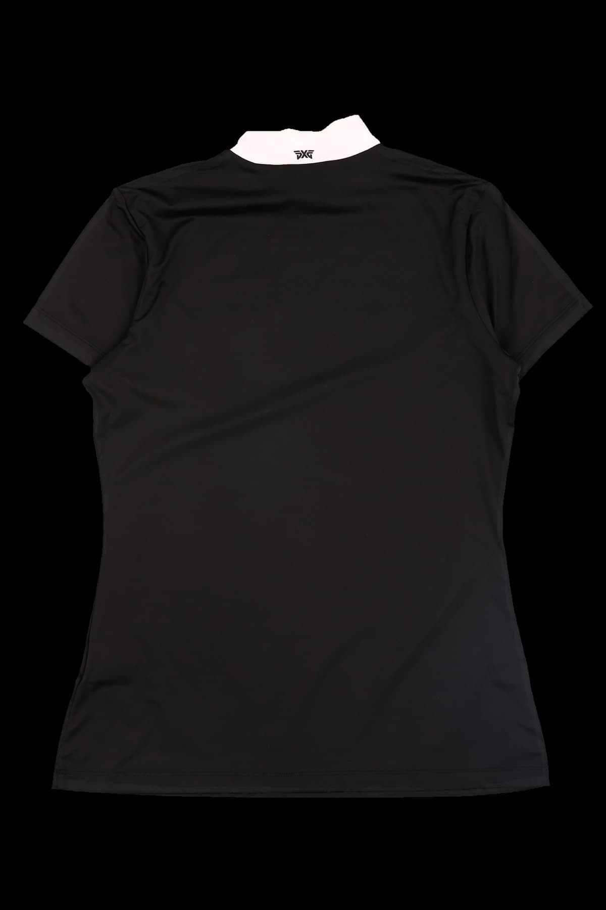 로고 프린팅 하프넥 반팔 티셔츠