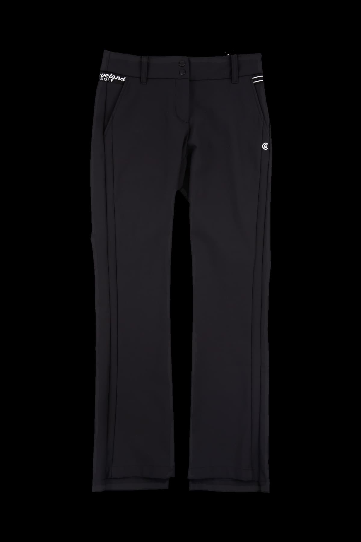 허리배색 슬림 부츠컷 팬츠