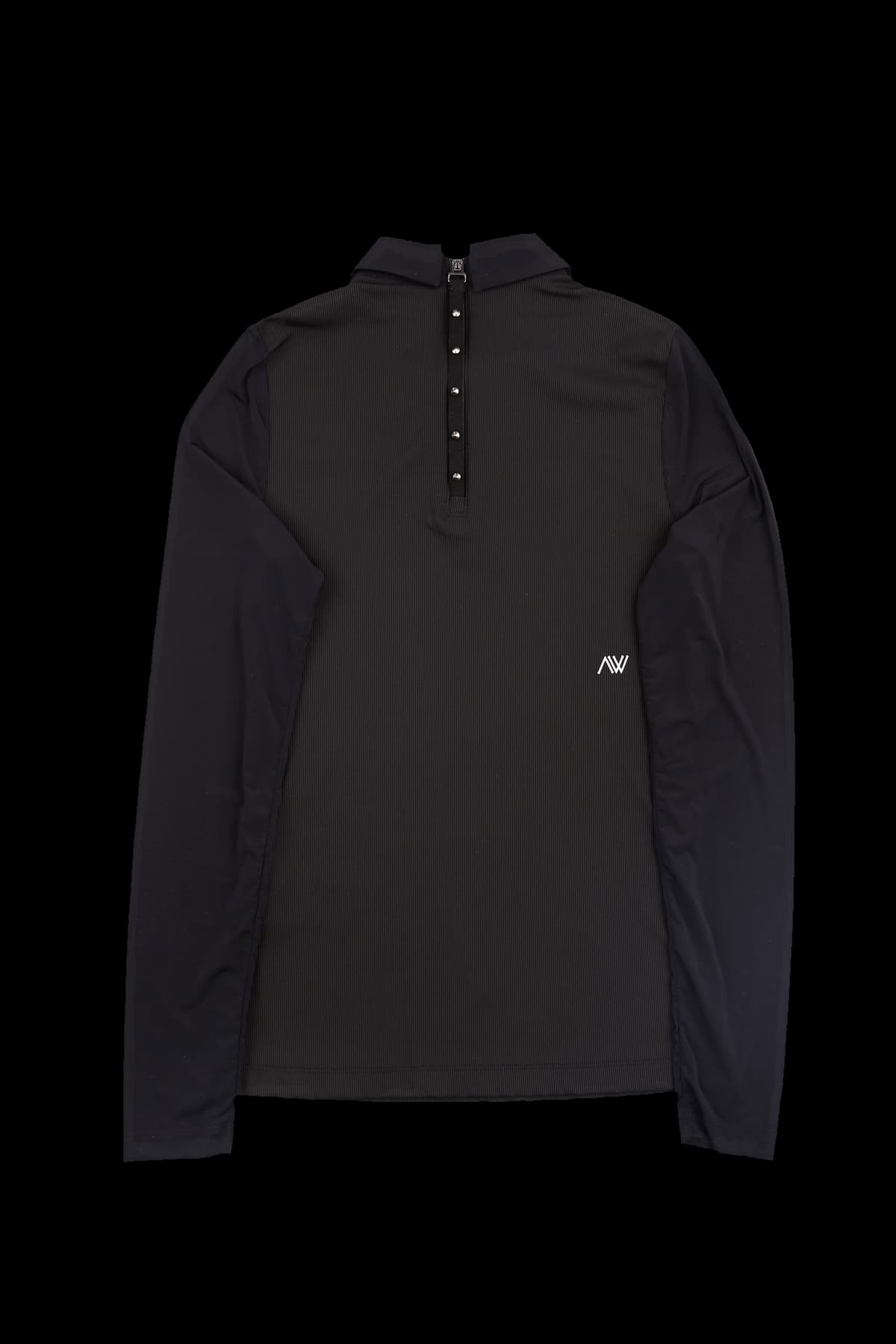 매쉬 블럭 롱 티셔츠