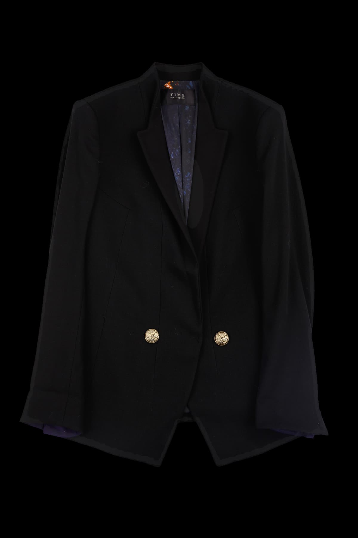 더블 버튼 클래식 재킷 