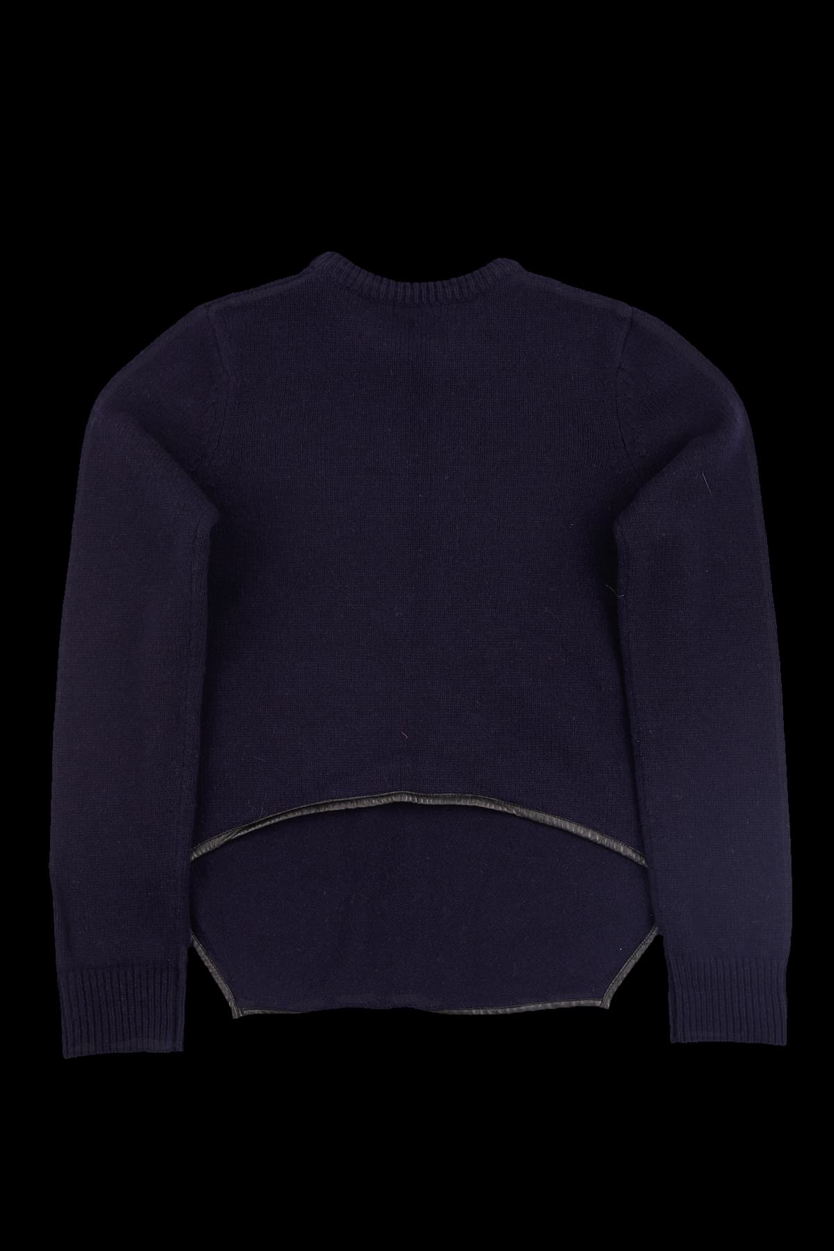 바인딩 베이직 긴팔 니트 