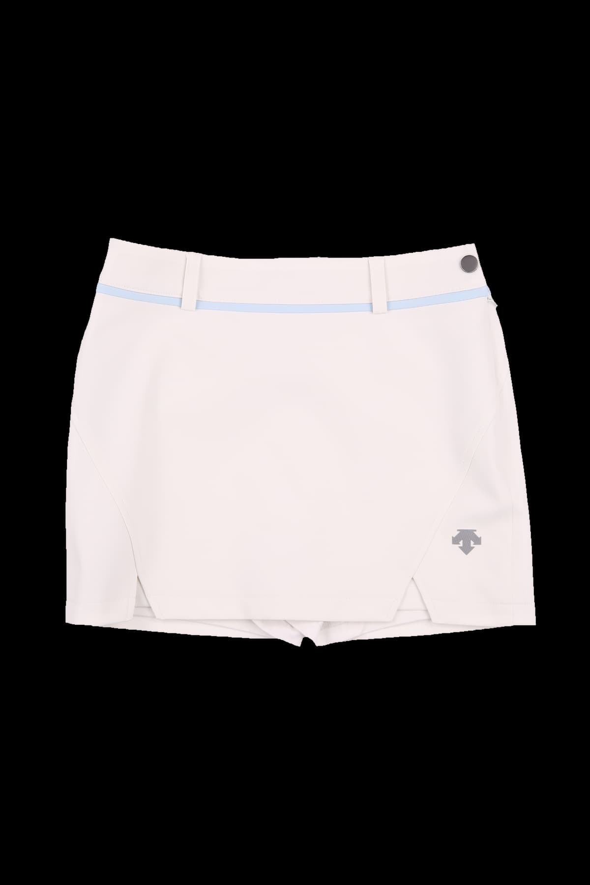 사선 절개 라인 스커트