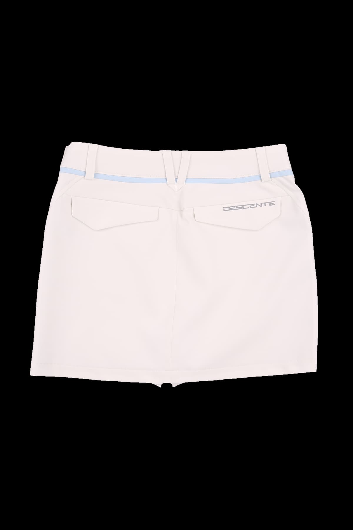 사선 절개 라인 스커트