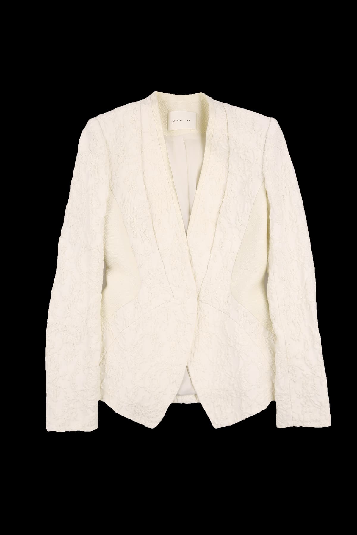 엠보 패턴 자켓