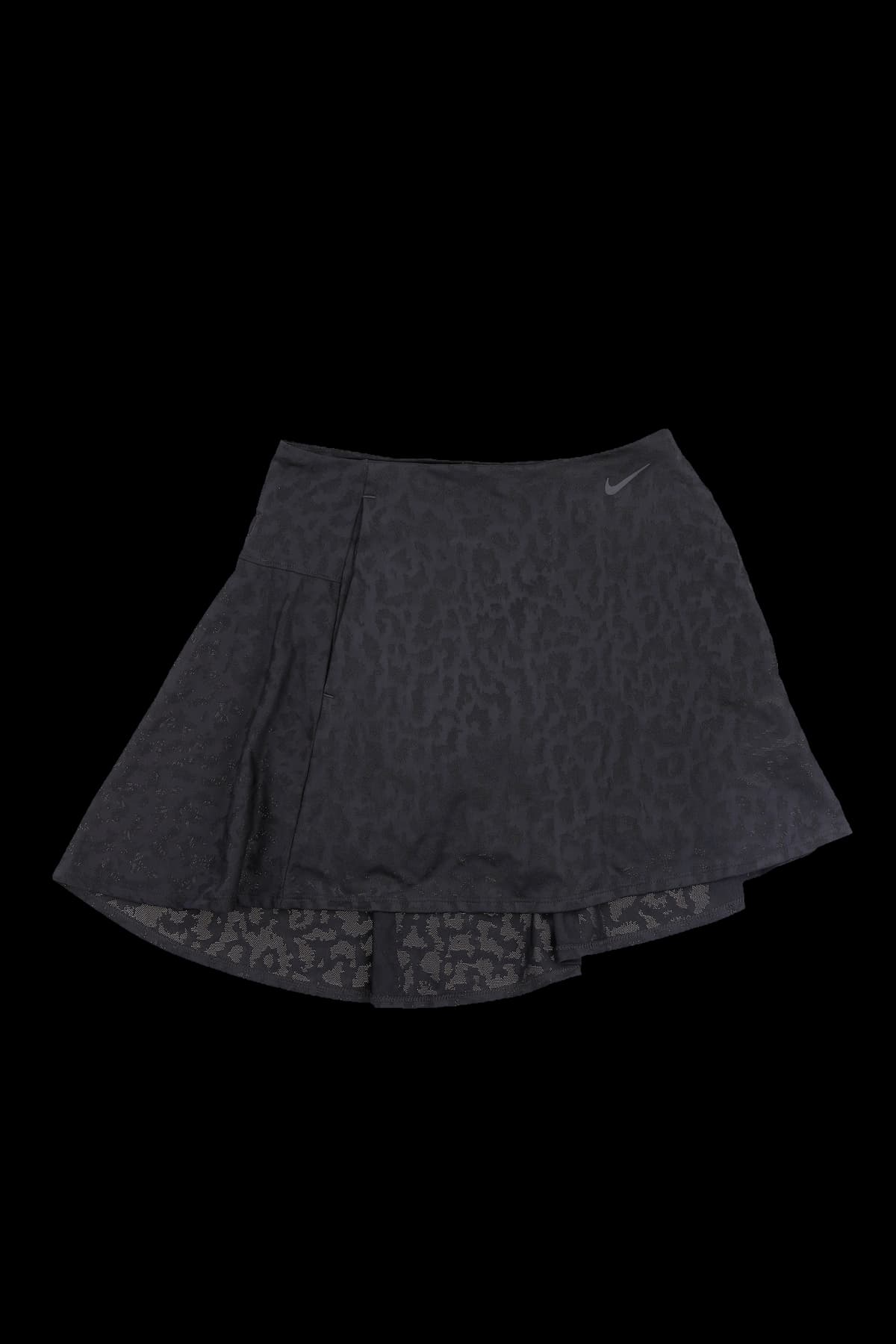 언발란스 레오파드 패턴 스커트