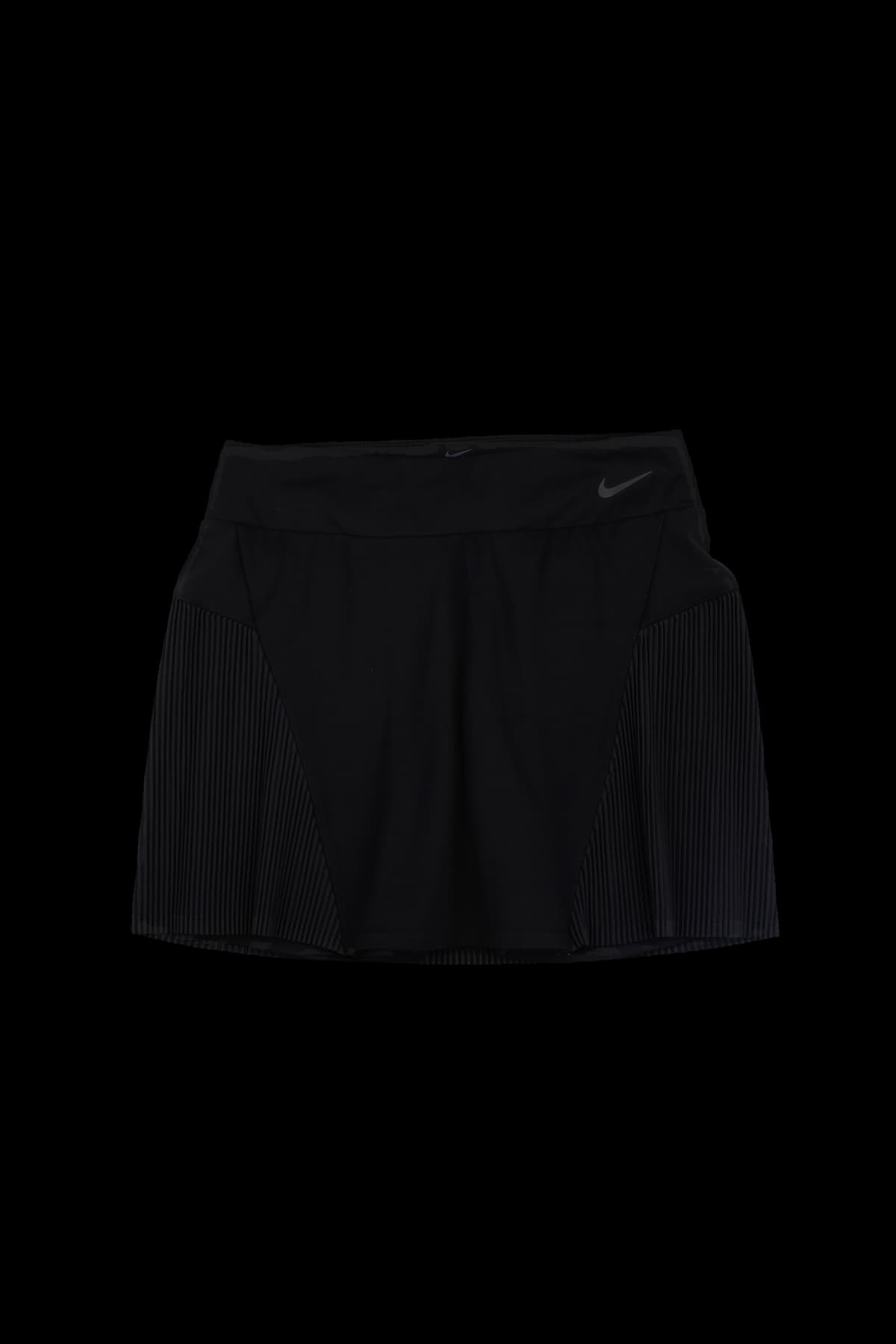 플리츠 절개 라인 스커트