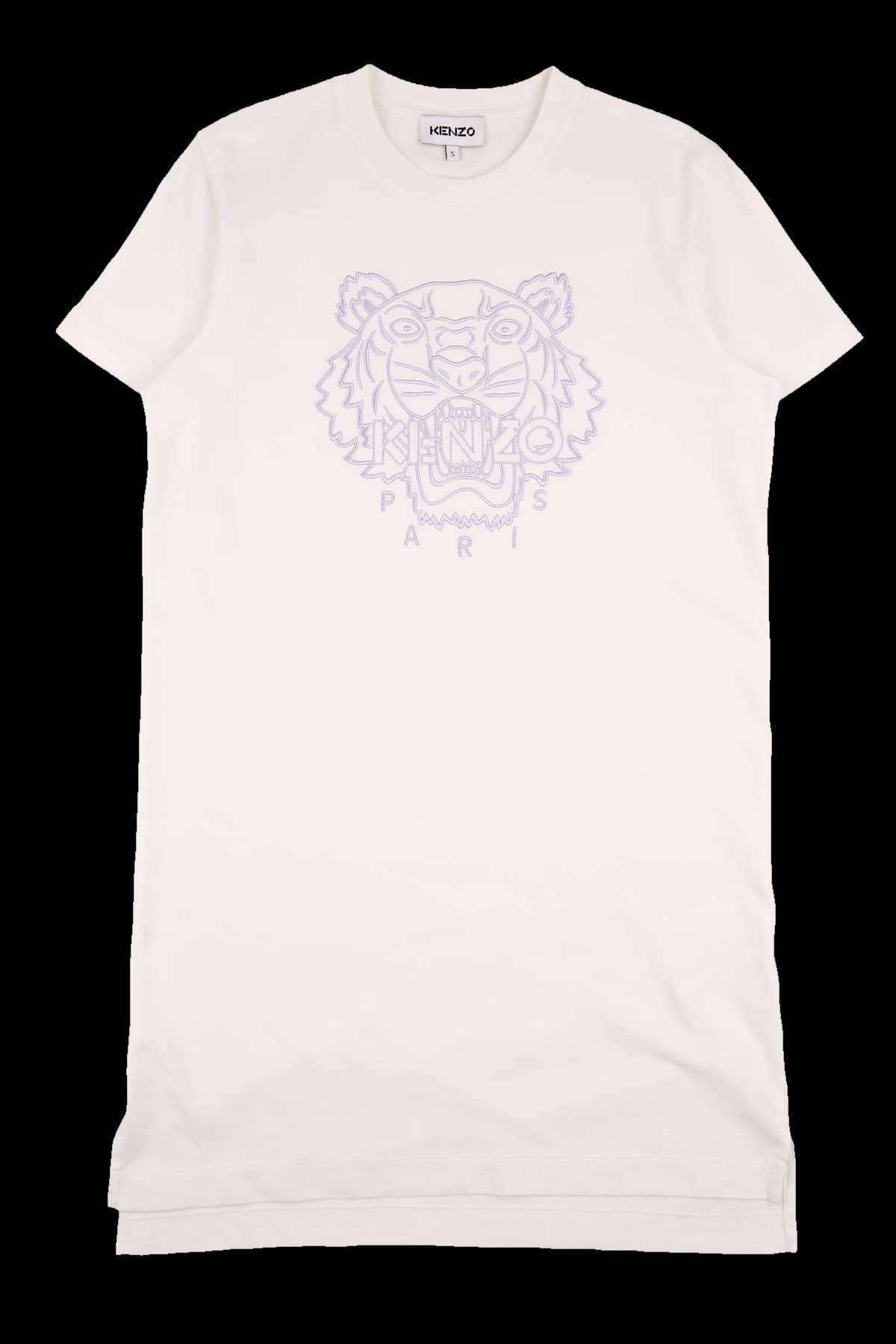 자수 반팔 원피스