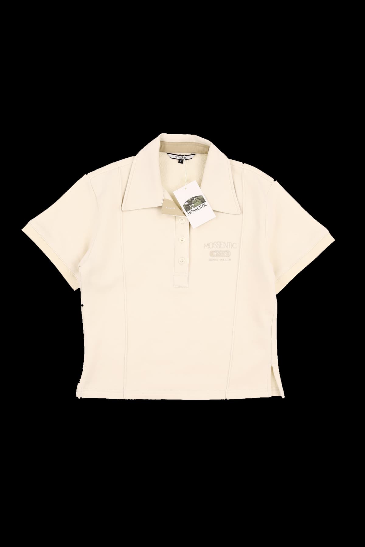 [새상품] 핀턱 카라 스웨트 티셔츠