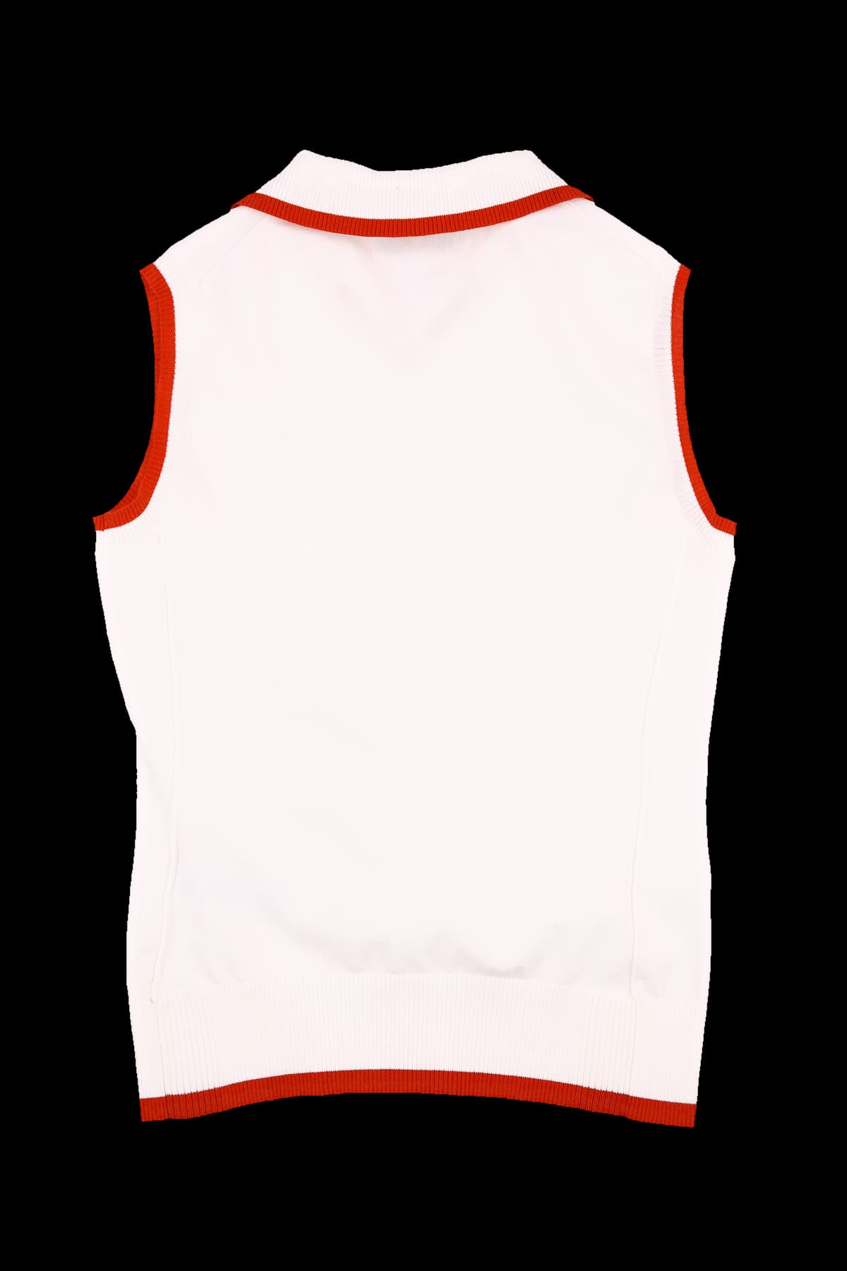 브이넥 민소매 니트