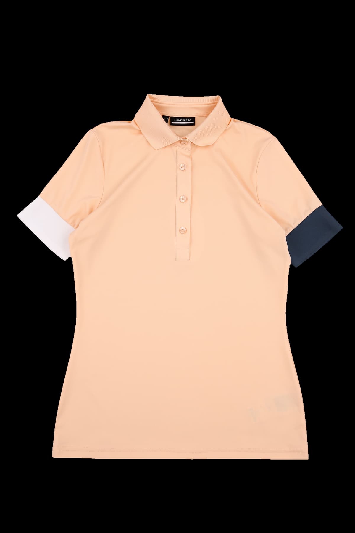 소매 배색 카라 반팔 티