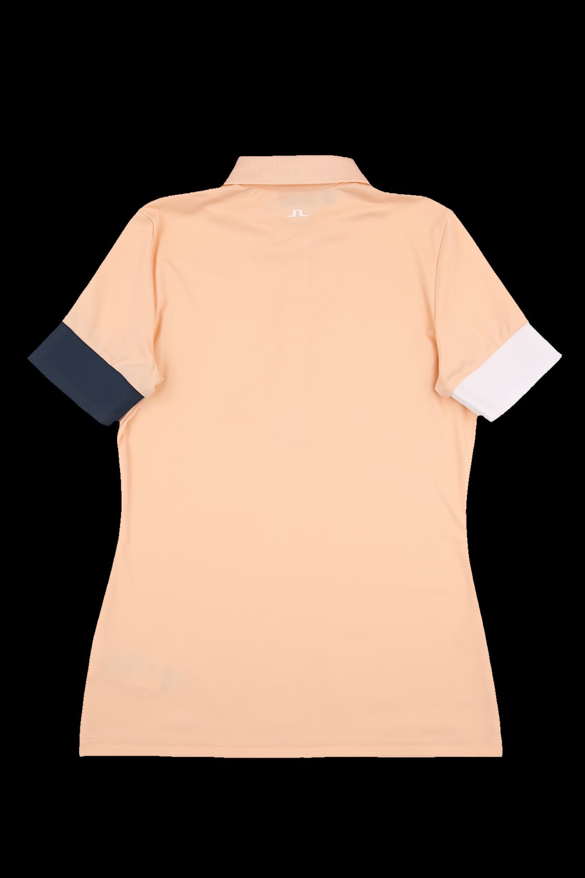 소매 배색 카라 반팔 티