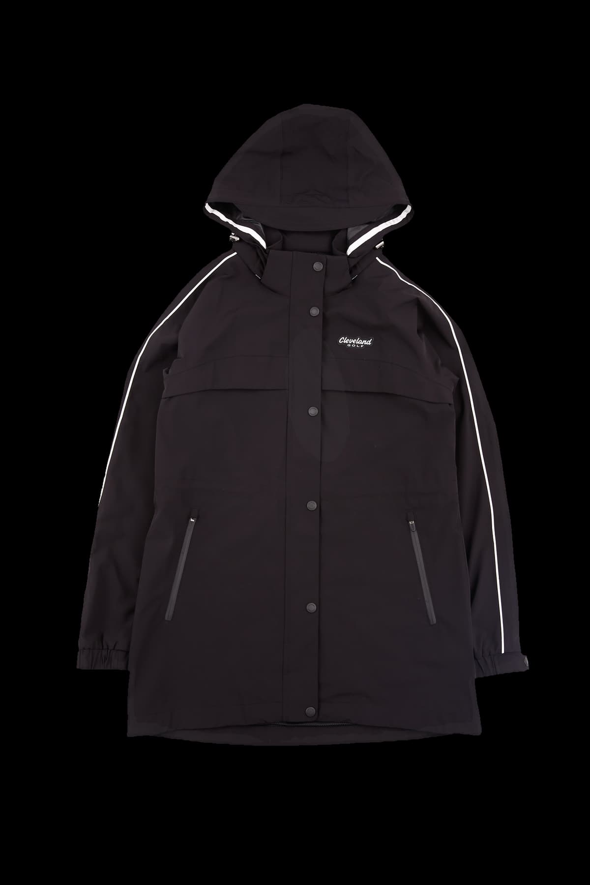 스트레치 방수 후드탈착 레인코트