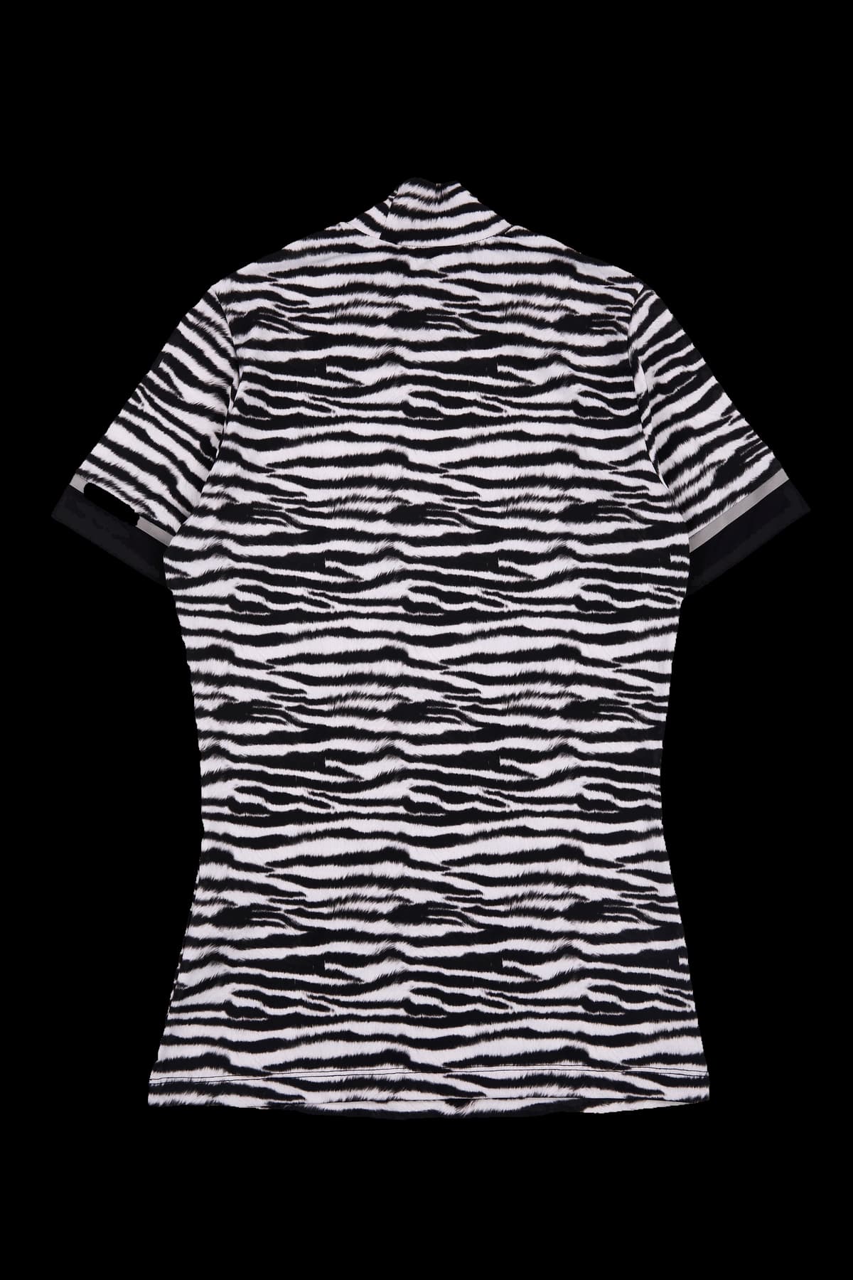 하이넥 반팔져지 티셔츠