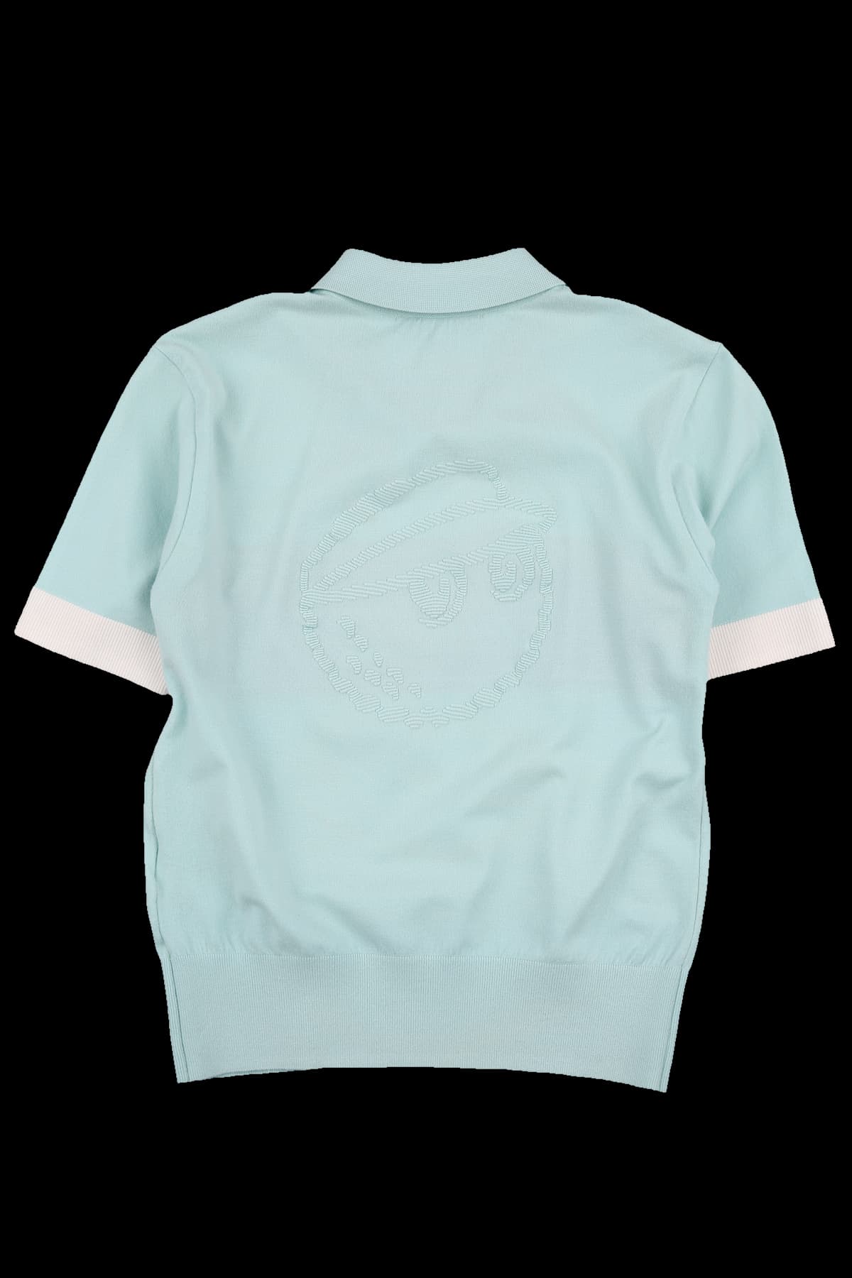 [2024] 배색 반팔카라니트