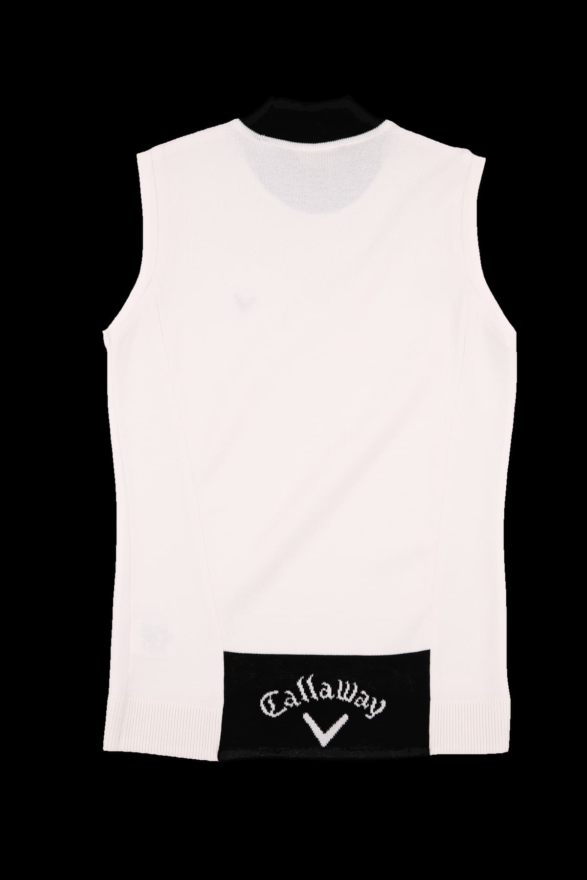 하이넥 민소매 니트