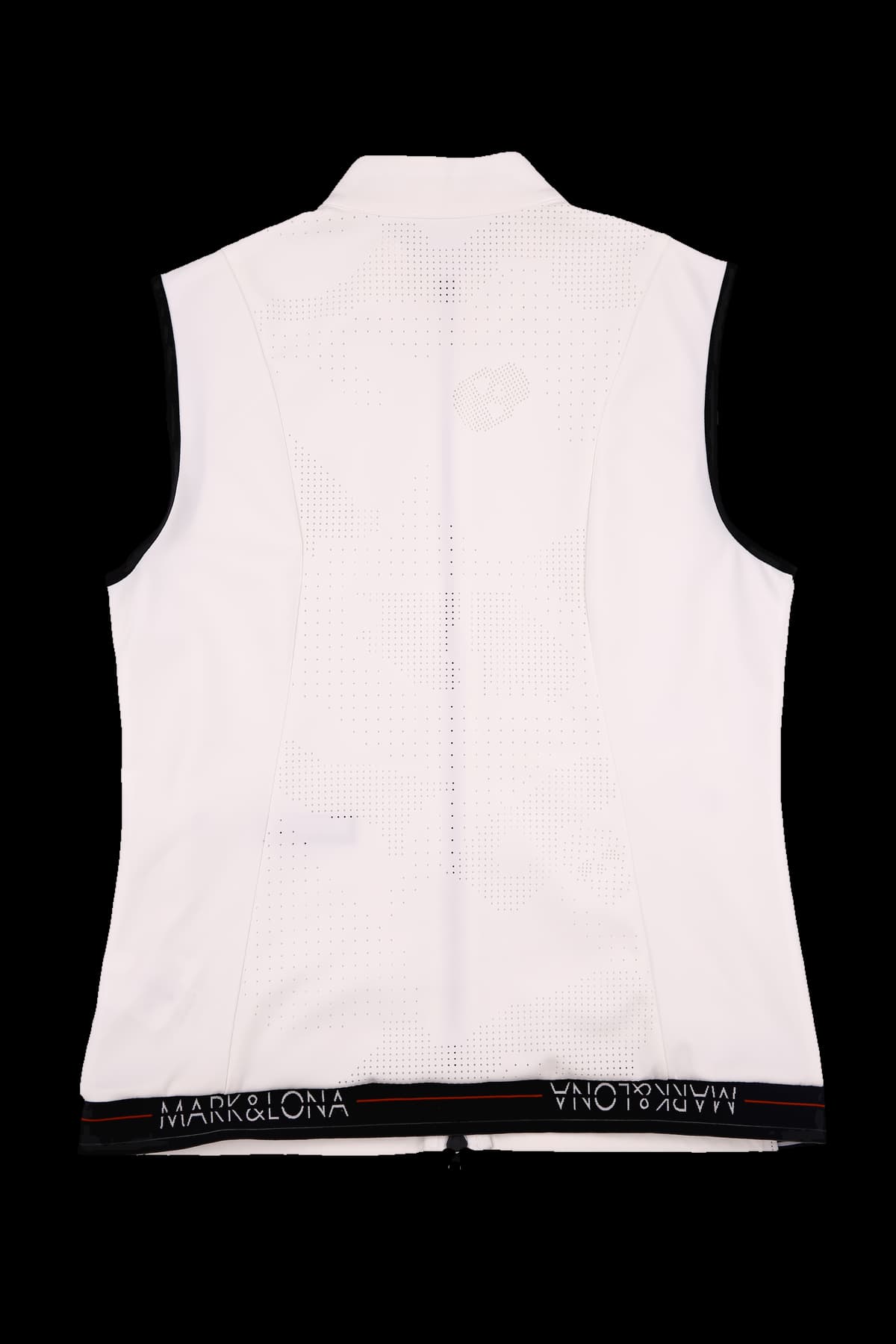 하이넥 민소매 집업