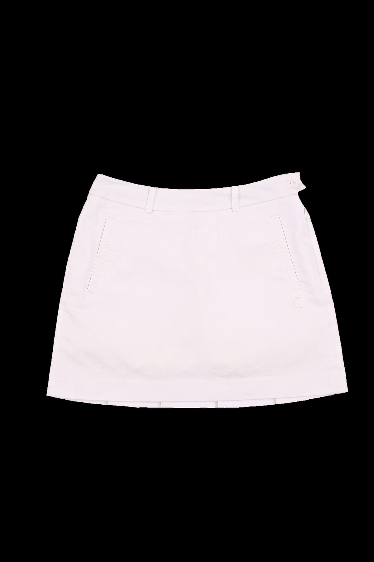 하프 플리츠 스커트