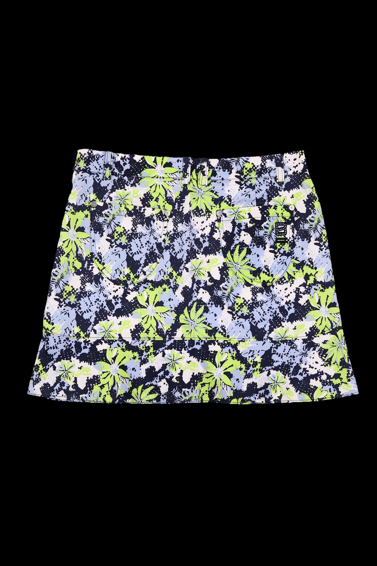 플라워 큐롯 스커트