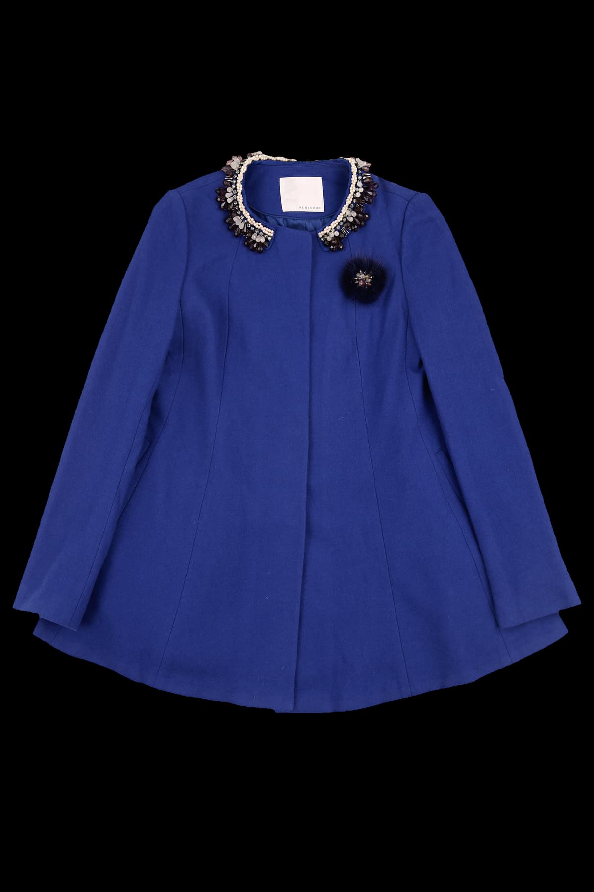 라운드 보석 코트 