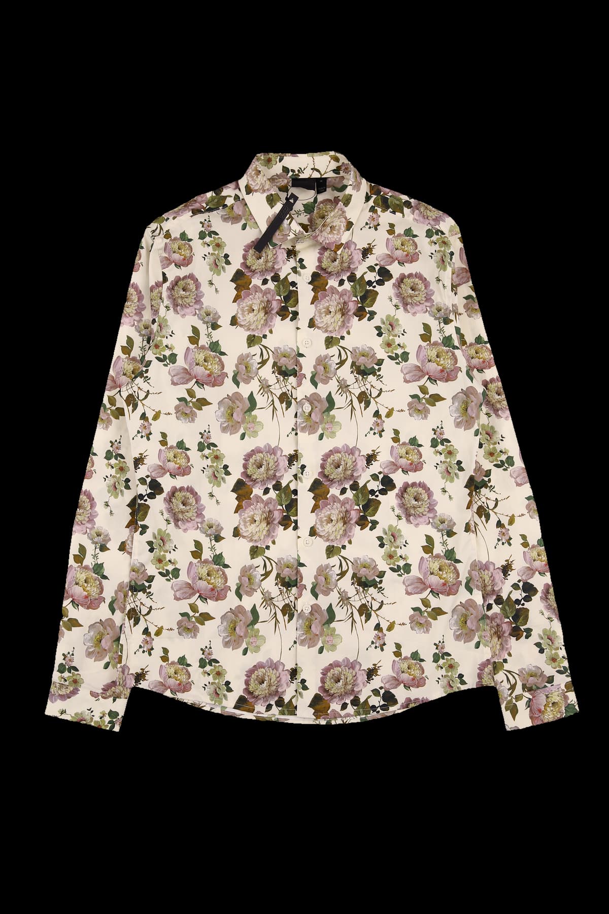 [새상품][남성]플로럴 프린트 드레스 셔츠