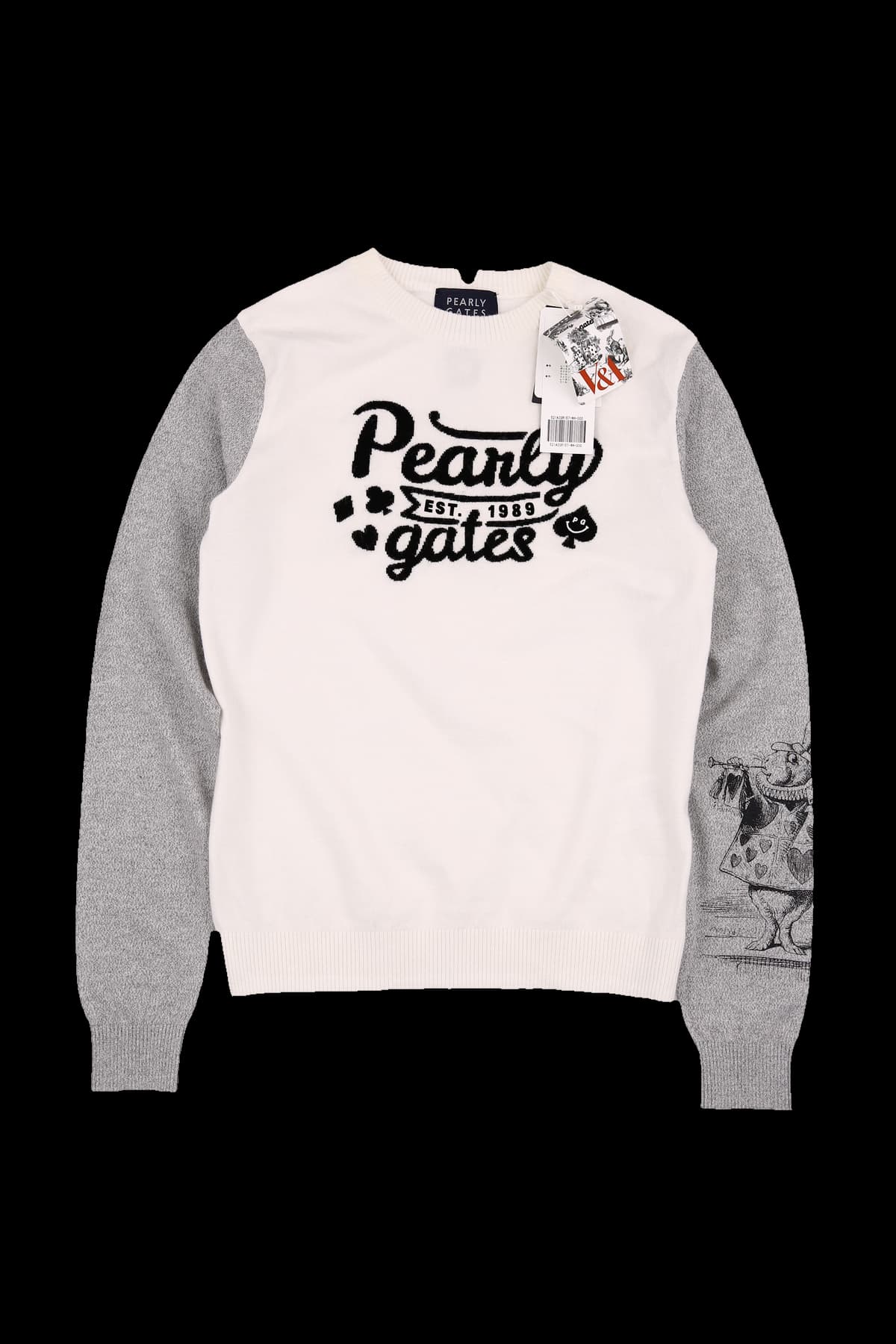 [새상품] 시보리 배색 긴팔 티